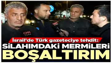 İsrail'de TRT Haber spikeri Fuat Kozluklu'ya tehdit: 