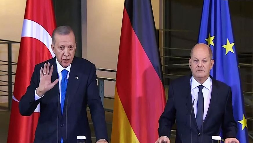 Cumhurbaşkanı Erdoğan'dan Berlin'de Almanya'ya İsrail tepkisi... Erdoğan: 