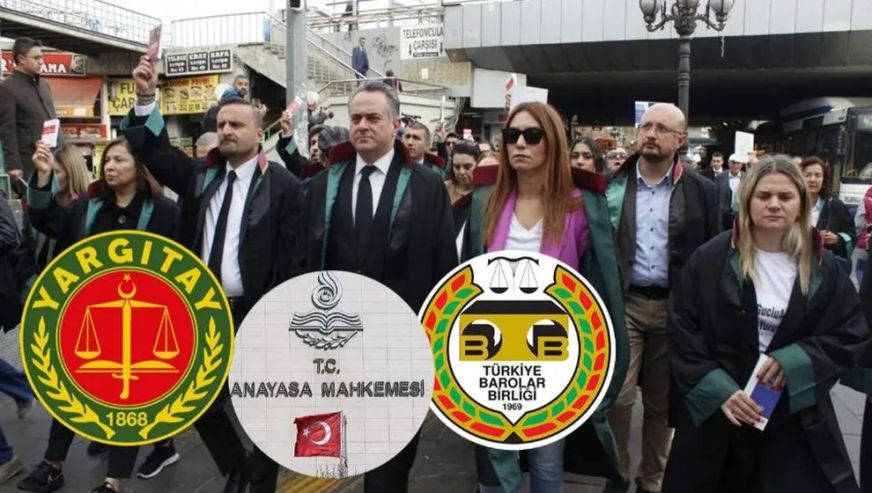 Türkiye Barolar Birliği'nden Yargıtay'ı 'protesto yürüyüşü..!'