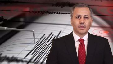 İçişleri Bakanı Ali Yerlikaya'dan deprem açıklaması...