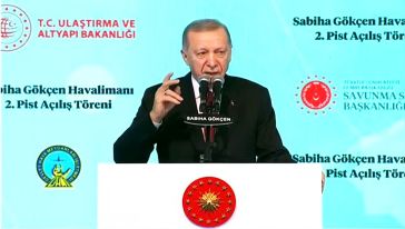 Sabiha Gökçen Havalimanı'na 2. Pist... Cumhurbaşkanı Erdoğan: 