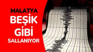 Türkiye beşik gibi sallanıyor... Malatya'da bir deprem daha!