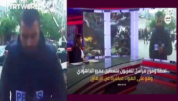  Filistin TV’nin Gazze muhabiri Amr Dahoudi 'bitkinlik ve açlıktan' bayıldı!