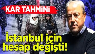 İstanbul için kar yağışı tahmini değişti... Prof. Dr. Orhan Şen'den yeni kar tahmini!