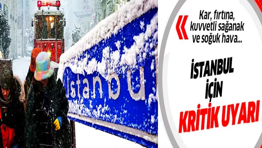 İstanbul'da kar alarmı! İstanbullulara Meteoroloji ve AKOM'dan uyarı üstüne uyarı...