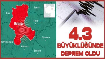 Malatya Doğanşehir merkezli deprem..!