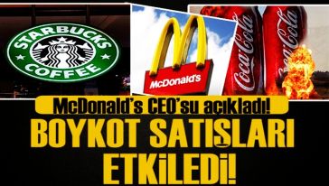 McDonald's, İsrail boykotu yüzünden satışlarının düştüğünü açıkladı: 