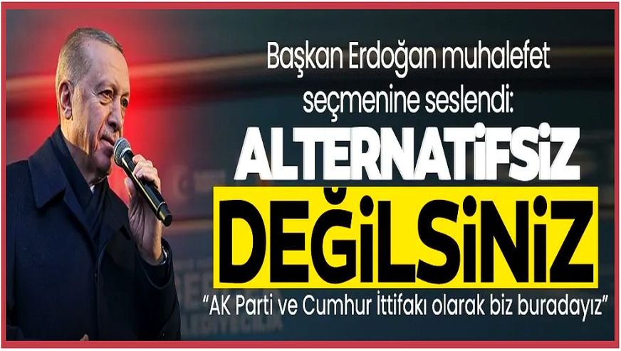 Cumhurbaşkanı Erdoğan'dan CHP seçmenine yerel seçim mesajı! 