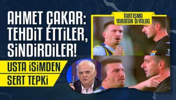 Mert Hakan Yandaş, maçın hakemini tehdit etti: "Dikkatli ol, buradan çıkamazsın..!"