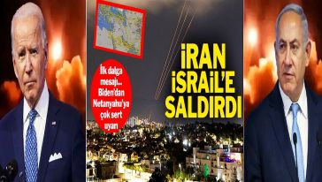 İran, İsrail'e saldırdı... İlk açıklamalar geldi! Biden'dan Netanyahu'ya çok sert uyarı!