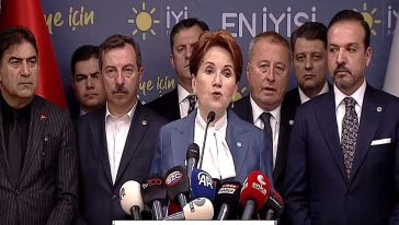İYİ Parti lideri  Meral Akşener: 