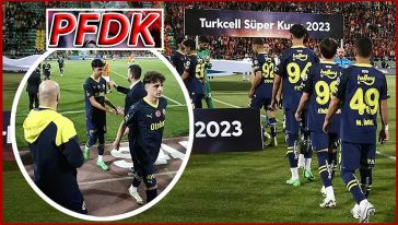 PFDK, Fenerbahçe'nin Süper Kupa cezasını açıkladı...