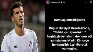 Beşiktaş'ın yıldızı Salih Uçan'dan Hürriyet'in o haberine yalanlama geldi!