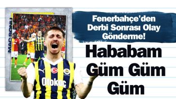 Fenerbahçe'den derbi paylaşımı: 
