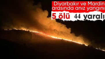 Diyarbakır ve Mardin'de anız yangını: 5 ölü, 10'u ağır 44 yaralı...