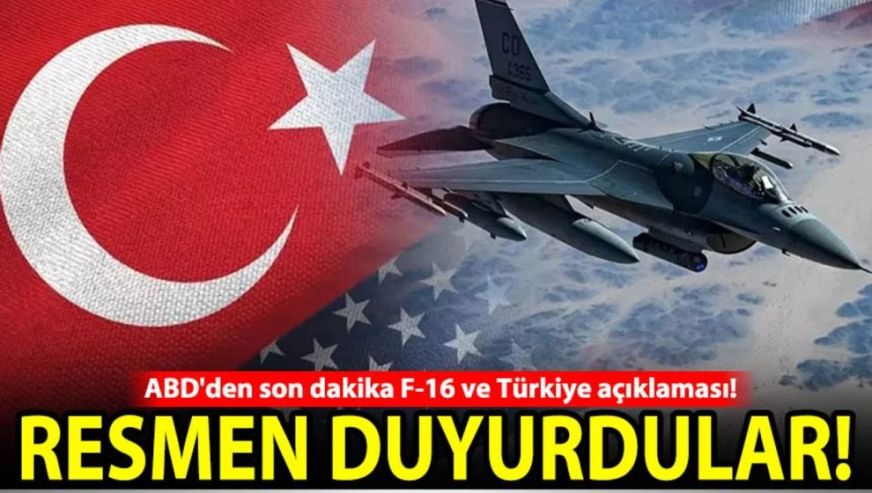 ABD'den F-16 açıklaması! Türkiye mektubu imzaladı...