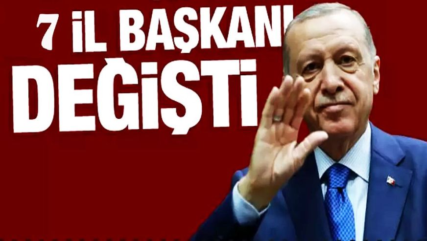 AK Parti'de değişim rüzgarı... 7 ilde il başkanları değişti..!