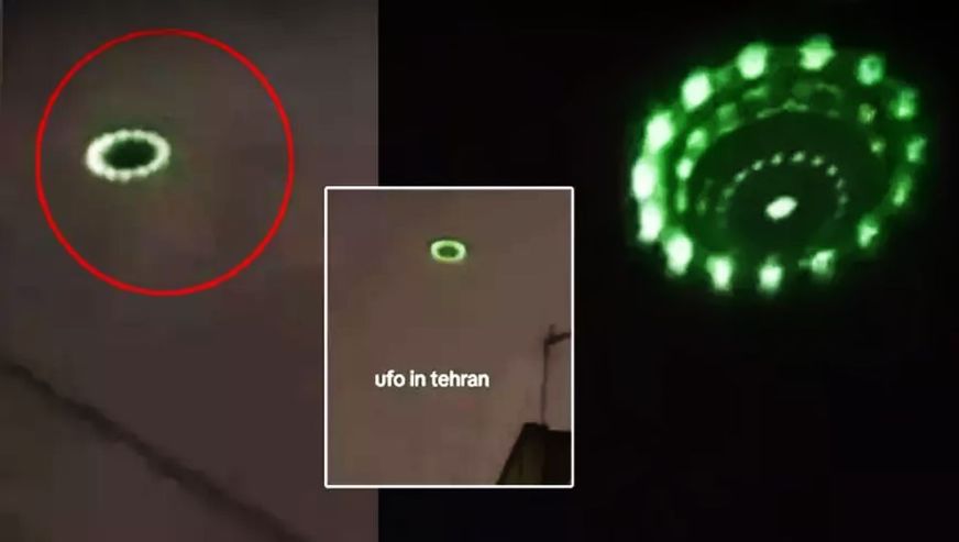 'UFO' İran semalarında belirdi! Sosyal medya karıştı...