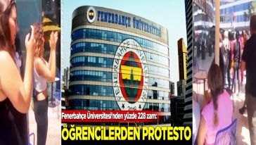 Fenerbahçe Üniversitesi'nden öğrencileri ayağa kaldıran 'zam' kararı...