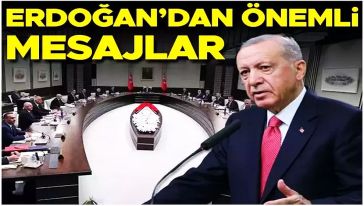 Kabine toplantısı sona erdi! Cumhurbaşkanı Erdoğan: "Enflasyon ateşi düşüyor..!"