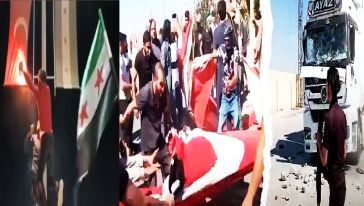 Suriye’de Türk bayrağına saldırı! Güvenlik kaynakları: 