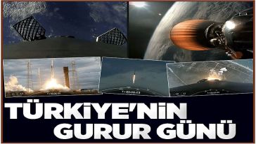 Türkiye'nin gurur günü... Türkiye'nin ilk yerli ve milli uydusu Türksat 6A uzaya fırlatıldı!