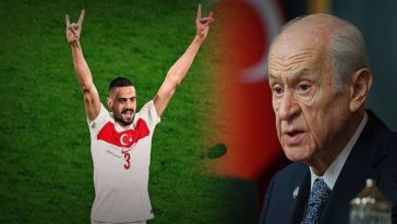 UEFA'dan soruşturma! Merih Demiral'ın 'Bozkurtlu' gol sevincine MHP lideri Bahçeli'den destek...