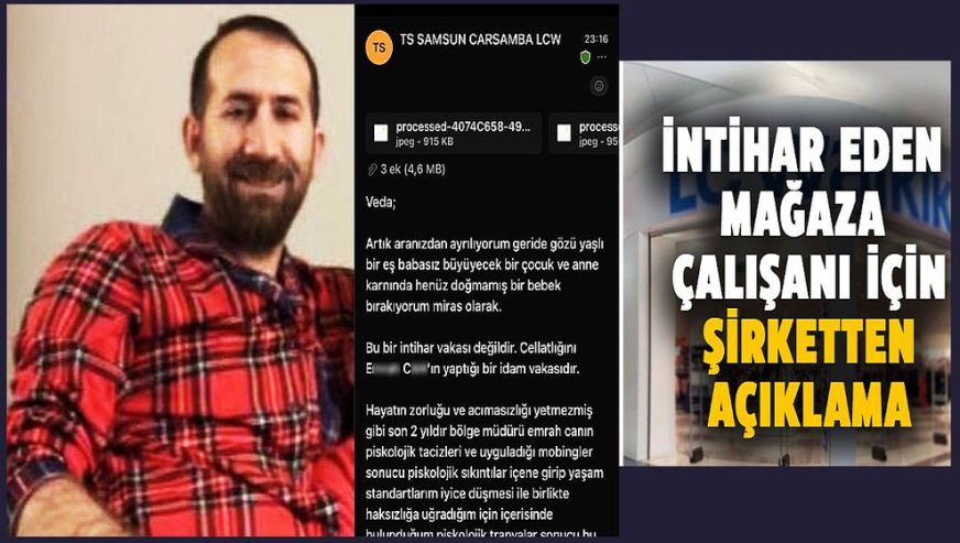 'İhbar' mektubu yazıp intihar etti! LC Waikiki'den açıklama geldi...