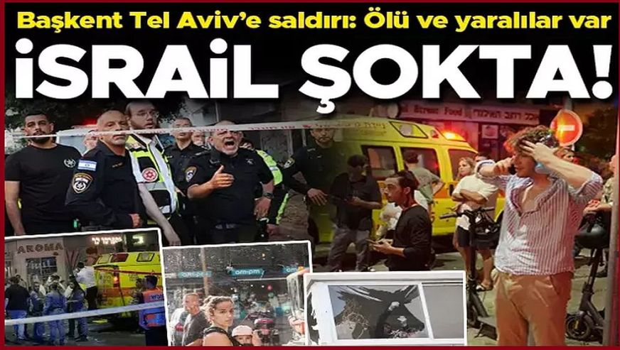 İsrail şokta, Başkent Tel Aviv'e İHA'lı saldırı... Ölü ve yaralılar var!