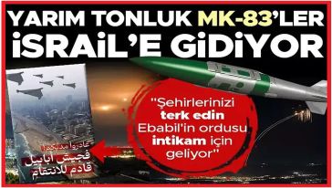 Ortadoğu'da savaş çanları çalıyor... İsrail sığınakları açtı, uydu telefonları dağıttı! ABD MK-83 bombalarını gönderiyor!