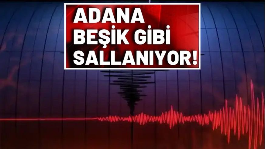 Adana, güne peş peşe depremlerle uyandı..!