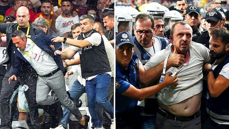 Ali Koç'un yere düşürüldüğü Göztepe-Fenerbahçe maçı...  İzmir'de 2 polis müdürü görevden alındı!