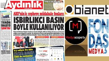 Aydınlık’ın manşetinde 'Medyascope ve bianet' var! Yüz milyonlarca lira 'fon' akmış!