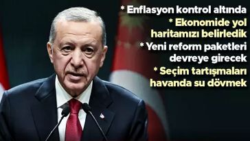 Cumhurbaşkanı Erdoğan: "Önümüzde seçimsiz 3,5 yıl var bunun dışında her laf sahtedir!"