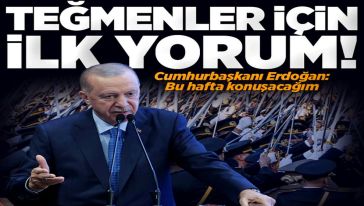 Cumhurbaşkanı Erdoğan'dan teğmenler için ilk yorum! ‘Orada ne olduğunu bu hafta konuşacağım..!’