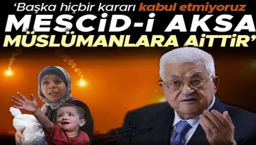 Filistin Lideri Mahmud Abbas: 'İsrail savaş suçu işliyor, Lübnan halkı soykırıma uğruyor..!'