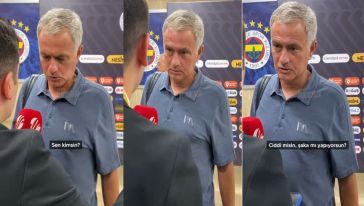 Jose Mourinho’dan kendisine 'translate' ile soru sormaya çalışan Beyaz TV muhabirine: ‘Sen gazeteci olduğuna emin misin?'