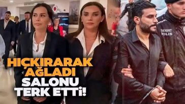 "Tutukluluk halleri devam etsin" isteği! Dilan Polat mahkeme salonunu ağlayarak terk etti..!