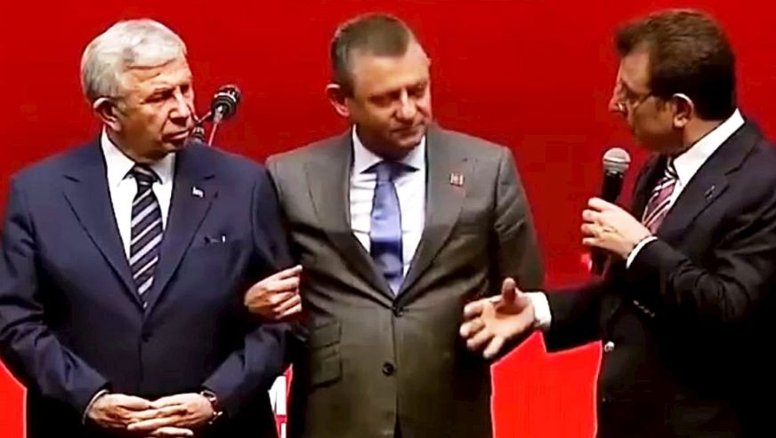 CHP Kurultayı'nda gergin anlar! Mansur Yavaş sitem etti, İmamoğlu hemen savunmaya geçti..!