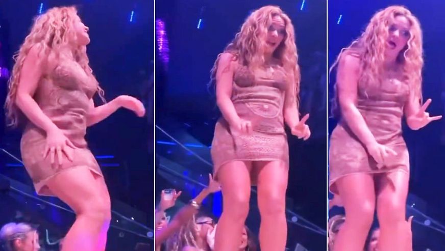 Dünyaca ünlü şarkıcı Shakira'dan etek altı isyanı! O anlar sosyal medyada gündem oldu...