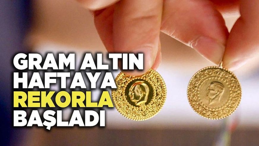 Fed'in faiz indirimi beklentisi! Altın haftaya rekorla başladı..!