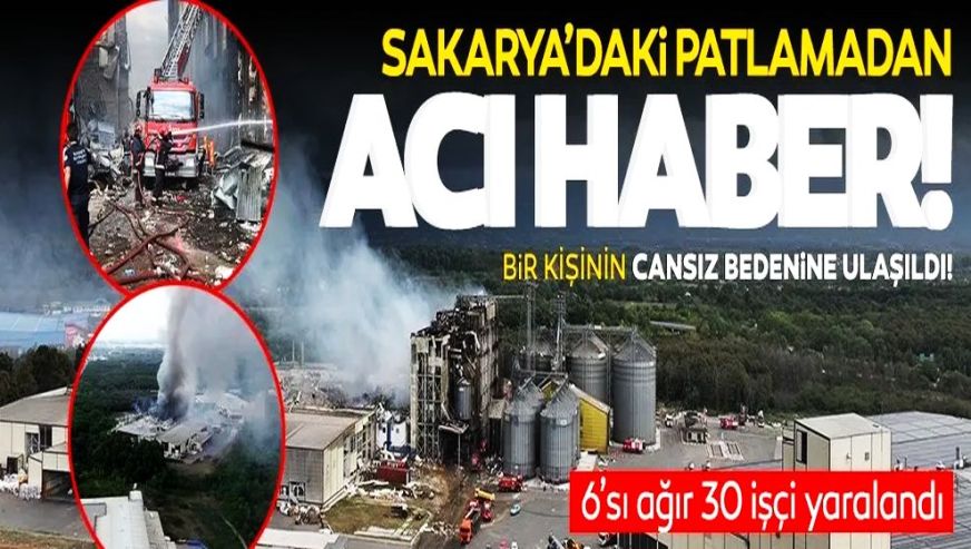 Sakarya'da makarna fabrikasında şiddetli patlama! 1 kişinin cansız bedenine ulaşıldı, 30 yaralı var...