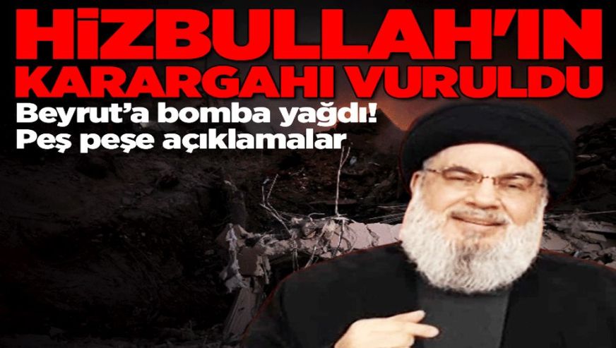 Husiler, Tel Aviv ve Aşkelon'a saldırdı! İsrail Beyrut'u vurdu... Hasan Nasrallah iddiası!