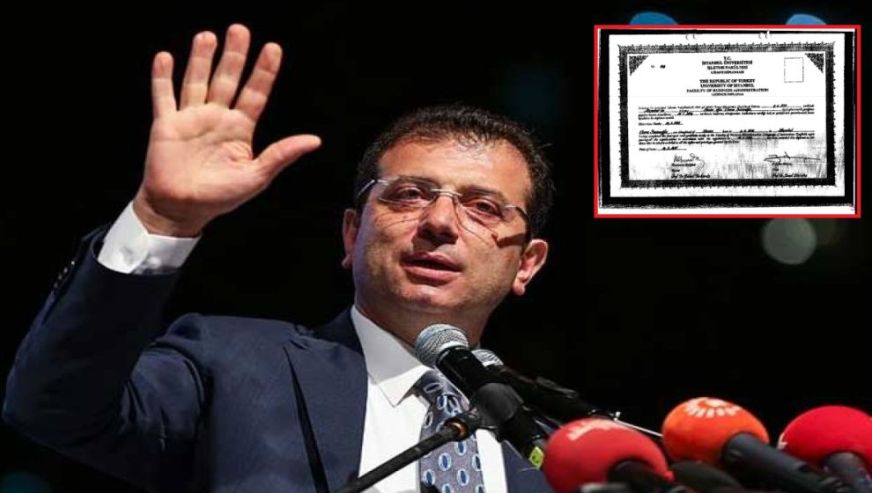 İBB'den 'Ekrem İmamoğlu'nun diploması sahte' iddiasına cevap geldi...