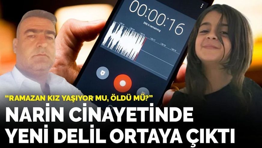 Narin'in cinayetini çözecek ses kaydı ortaya çıktı! Amca Salim Güran’dan, ‘Kız öldü mü Ramazan?’ sorusu..!