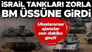 İsrail tankları BM üssüne girdi! 15 barış gücü askeri yaralandı...