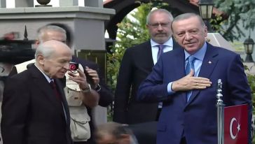 MGK toplantısı öncesi Cumhurbaşkanı Erdoğan ile Devlet Bahçeli arasında sürpriz görüşme!