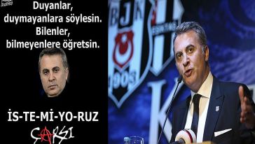 Fikret Orman konuştu 'Çarşı' karıştı: "İS-TE-Mİ-YO-RUZ...''