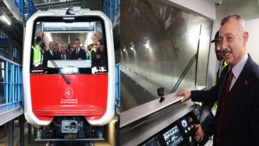 Gebze- Darıca Metrosu'nda geri sayım başladı! İlk yerli ve milli metro aracını başkanlar test etti...