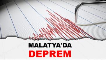 Malatya'da 4.6 büyüklüğünde deprem...